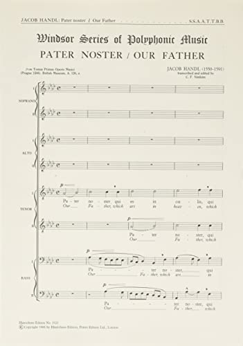 Beispielbild fr Pater Noster/Our Father (La/En)Dlb SATB zum Verkauf von WorldofBooks