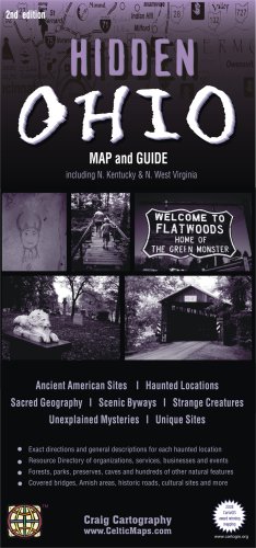 Stock image for Hidden Ohio Map and Guide, 2nd Edition for sale by HPB-Ruby