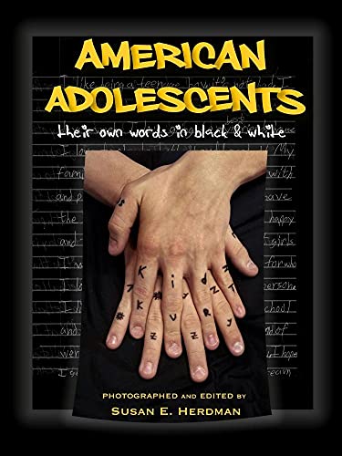 Imagen de archivo de American Adolescents their Words in Black and White a la venta por PBShop.store US