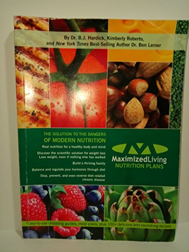 Stock image for Maximized Living Nutrition Plans for sale by Gulf Coast Books