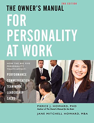 Imagen de archivo de The Owner's Manual for Personality at Work (2nd ed.) a la venta por SecondSale