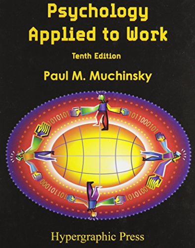 Stock image for Psychology Applied to Work for sale by Better World Books
