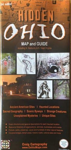 Stock image for Hidden Ohio Map and Guide, 3rd edition for sale by HPB-Blue