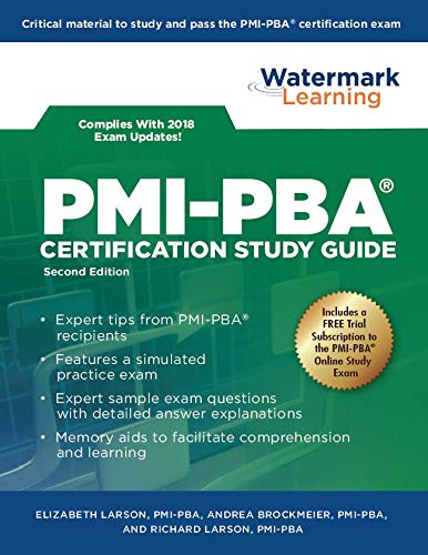 Beispielbild fr PMI-PBA Certification Study Guide zum Verkauf von Revaluation Books