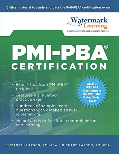 Beispielbild fr PMI-PBA Certification Study Guide zum Verkauf von HPB-Red