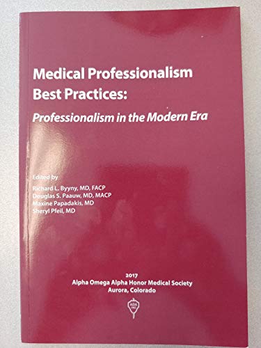 Imagen de archivo de Medical Professionalism: Best Practices a la venta por ThriftBooks-Atlanta