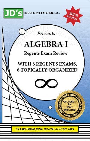 Beispielbild fr Algebra I NYS Regents Exam Review - 2020 Edition zum Verkauf von BooksRun