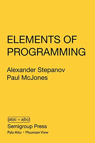 9780578222141: Elements of Programming