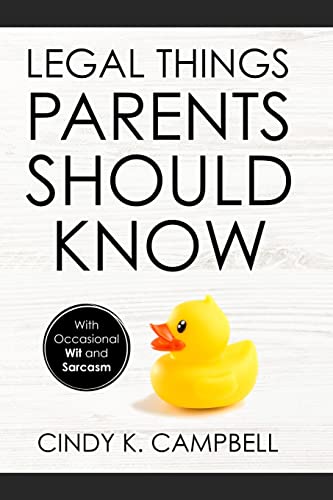 Beispielbild fr Legal Things Parents Should Know: With Occasional Wit and Sarcasm zum Verkauf von Better World Books