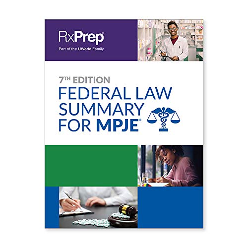 Stock image for Rxprep Federal Law Summary for MPJE, 7th Edition for sale by HPB-Red