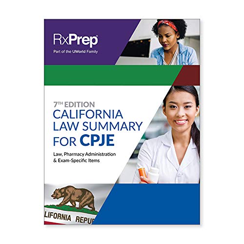 Stock image for RxPrep California Law Summary for CPJE, 7th Edition for sale by Byrd Books
