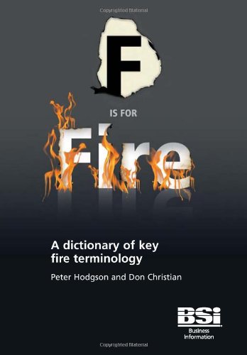 F Is for Fire (9780580502224) by Peter E. Hodgson