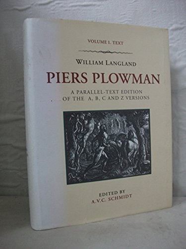 Stock image for Piers Plowman. A Parallel-text Edition of the A, B, C and Z Version for sale by Hackenberg Booksellers ABAA