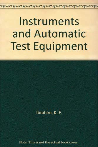 Beispielbild fr Instruments and Automatic Test Equipment zum Verkauf von WorldofBooks