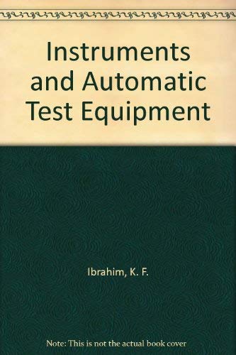 Imagen de archivo de Instruments and Automatic Test Equipment a la venta por WorldofBooks