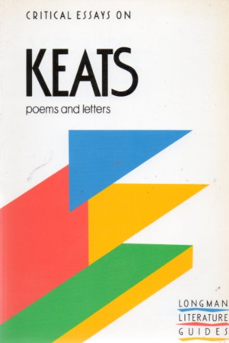 Stock image for Poems and Letters, John Keats (Critical Essays S.) for sale by WorldofBooks