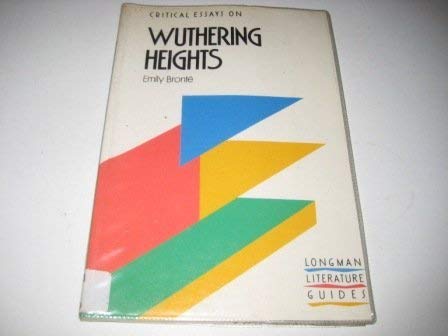 9780582006546: "Wuthering Heights", Emily Bronte (Critical Essays S.)