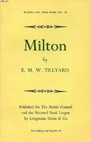 Stock image for Milton (Writers & Their Work) for sale by Dunaway Books