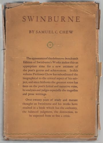 Swinburne (Writers & Their Work) (9780582010444) by Samuel C. Chew