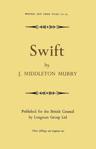 Beispielbild fr Swift (Writers & Their Work S.) zum Verkauf von Aardvark Rare Books