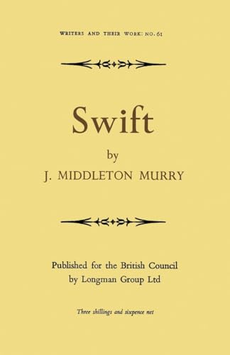 Imagen de archivo de Swift (Writers & Their Work S) a la venta por Dunaway Books