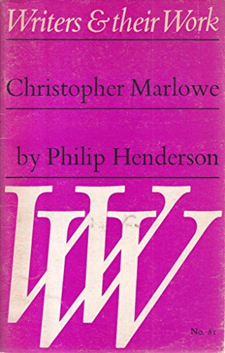 Imagen de archivo de Christopher Marlowe (Writers & Their Work) a la venta por Dunaway Books