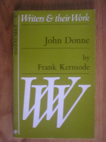 9780582010864: John Donne (Writers & Their Work S)