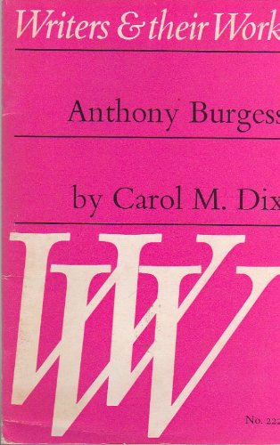 Stock image for Anthony Burgess for sale by Better World Books