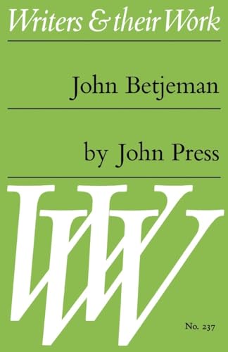Stock image for John Betjeman (Writers & Their Work) for sale by Dunaway Books