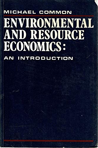 Stock image for Environmental and resource economics (Longman economics series) for sale by MusicMagpie