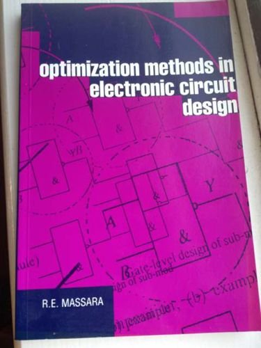 9780582014978: Optimization Methods in Electronic Circuit Designs