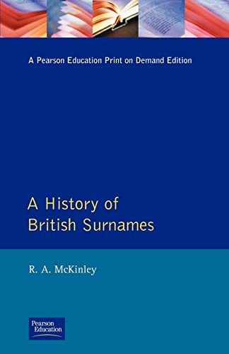 Stock image for A History of British Surnames for sale by ThriftBooks-Dallas