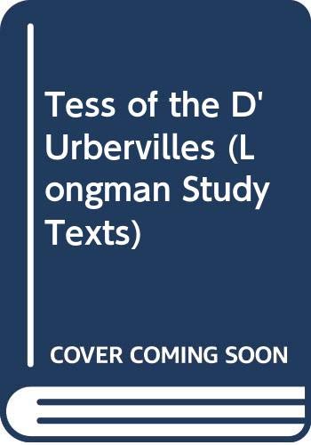 9780582019782: Tess of the D'Urbervilles (Study Texts S.)
