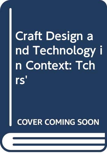 CDT in Context: Teacher's Book (9780582020368) by Williamson, David; Sharpe, Tricia