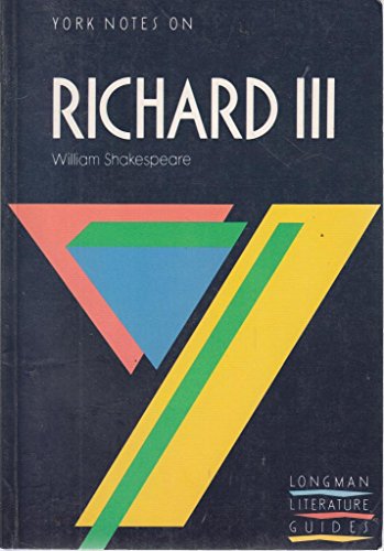 Beispielbild fr Richard III (York Notes) zum Verkauf von WorldofBooks