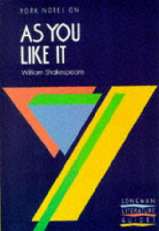 Stock image for York Notes on William Shakespeare's "As You Like it" (Longman Literature Guides) for sale by medimops