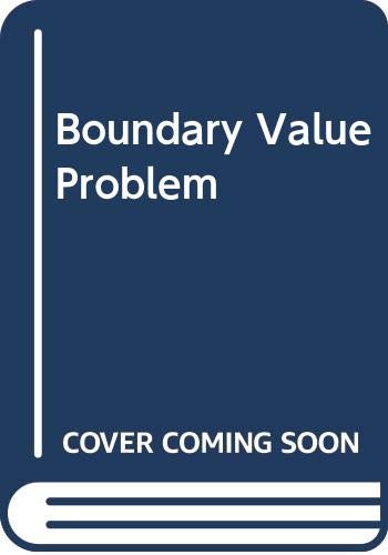 Imagen de archivo de Boundary Value Problem a la venta por Phatpocket Limited