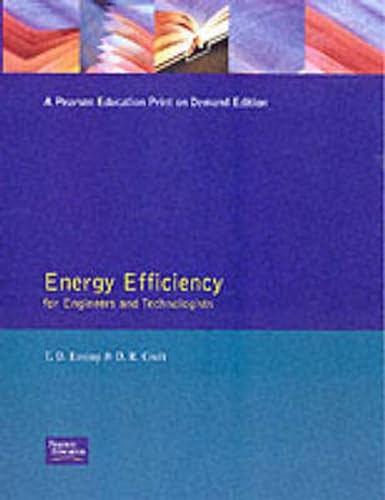 9780582031845: Energy Efficiency:For Engineers and Technologists