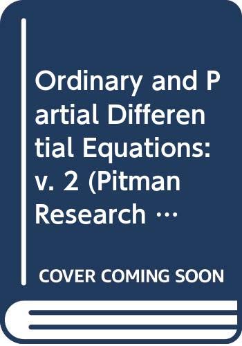 9780582031883: Ordinary and Partial Differential Equations: v. 2