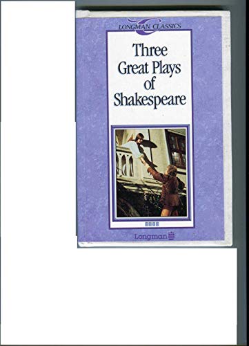 Imagen de archivo de Three Great Plays Of Shakespeare (longman Classics) a la venta por RecicLibros