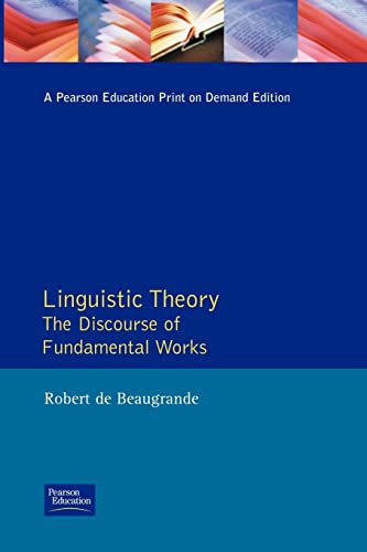 Imagen de archivo de Linguistic Theory. the Discourse of Fundamental Works (Longman Linguistics Library) a la venta por Literary Cat Books