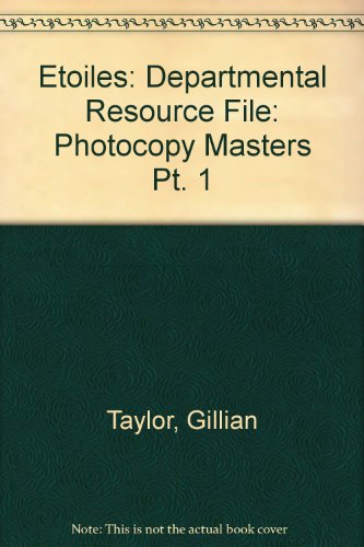 Etoiles - Stage 1: Department Resource File (Etoiles) (9780582038769) by Taylor, Gillian; Edwards, David