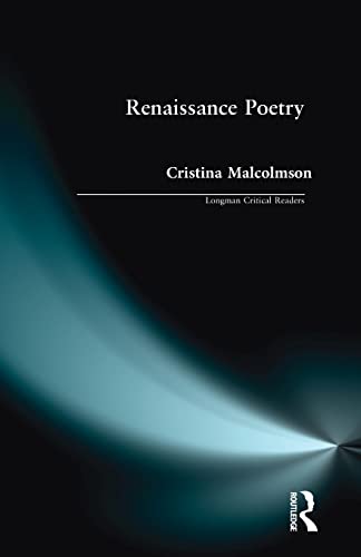Beispielbild fr Renaissance Poetry (Longman Critical Readers) zum Verkauf von Chiron Media