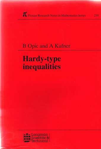 Stock image for Hardy-Type Inequalities for sale by Anybook.com