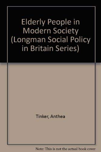 9780582061897: Elderly People in Modern Society (Social Policy in Modern Britain)