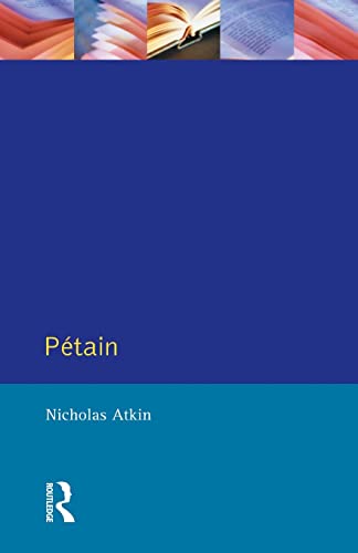 Beispielbild fr Petain (Profiles In Power) zum Verkauf von WorldofBooks