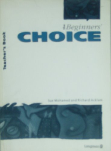 9780582070974: Beginner'S Choice: Teacher's Book