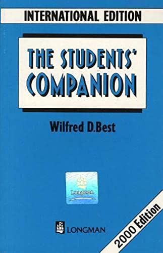 9780582075177: Students Companion International Edition. New Edition