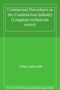 9780582076174: Contractual Procedures in the Construction Industry (Longman technician series)
