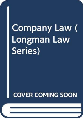 9780582077164: Company Law